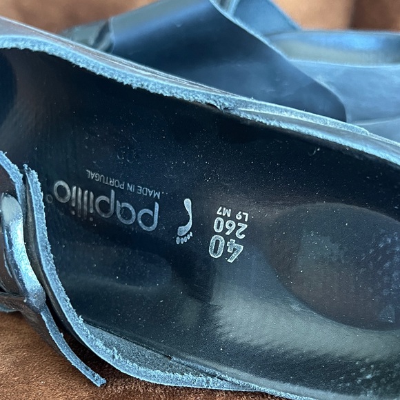 Papillio Black Double-Buckle Platform Sandals - Picture 4 of 4